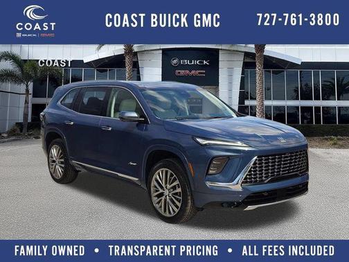 ocean blue metallic 2026 Buick Enclave Avenir FWD