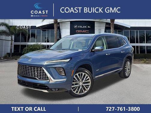 ocean blue metallic 2026 Buick Enclave Avenir FWD