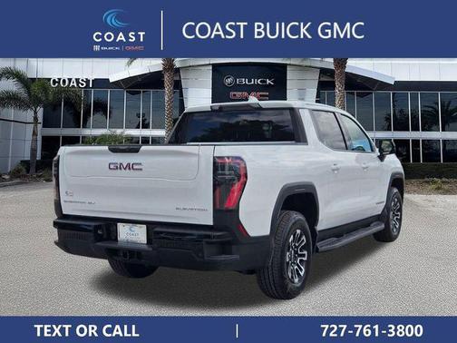 Summit White 2026 GMC Sierra EV Standard Range Elevation