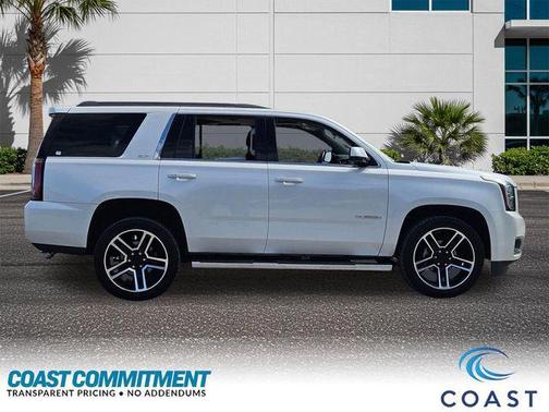 White Frost Tricoat 2017 GMC Yukon SLT