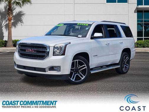 White Frost Tricoat 2017 GMC Yukon SLT