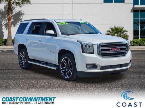 White Frost Tricoat 2017 GMC Yukon SLT
