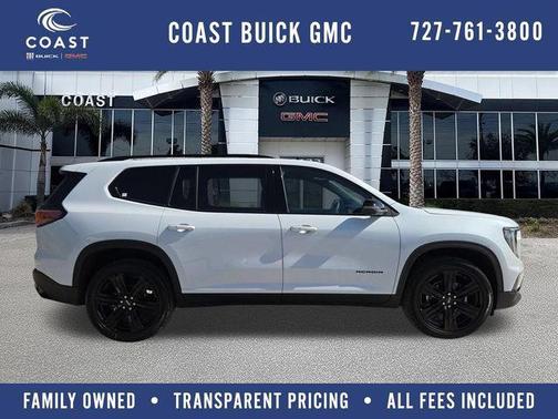 Glacier White Tricoat 2026 GMC Acadia Elevation FWD