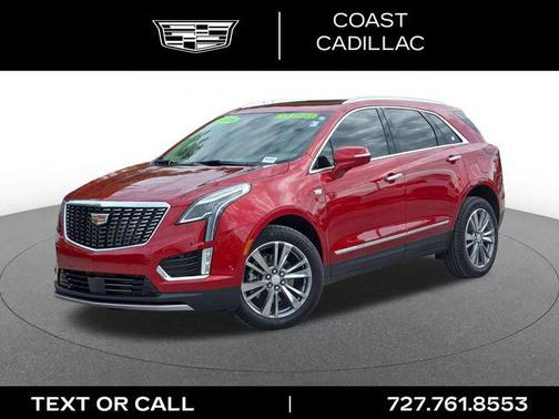 Radiant Red Tintcoat 2025 Cadillac XT5 Premium Luxury