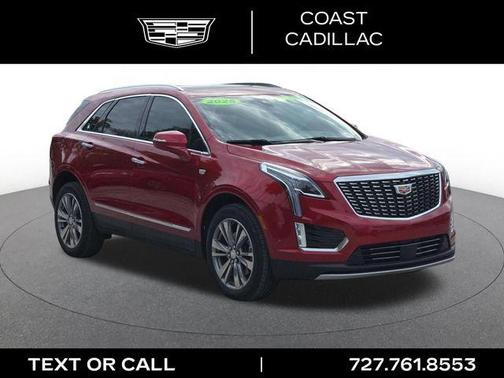 Radiant Red Tintcoat 2025 Cadillac XT5 Premium Luxury