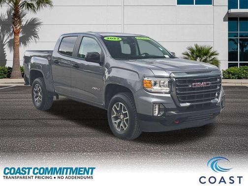 Satin Steel Metallic 2022 GMC Canyon AT4