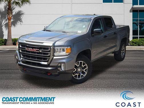 Satin Steel Metallic 2022 GMC Canyon AT4