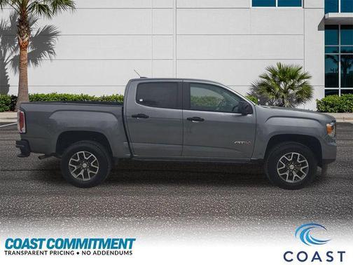 Satin Steel Metallic 2022 GMC Canyon AT4