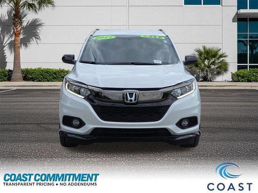 Platinum White Pearl 2021 Honda HR-V 2WD Sport