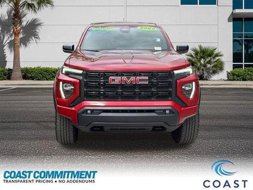 Volcanic Red Tintcoat 2023 GMC Canyon Elevation