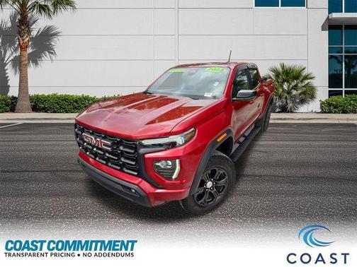 Volcanic Red Tintcoat 2023 GMC Canyon Elevation