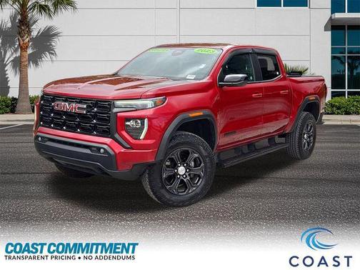 Volcanic Red Tintcoat 2023 GMC Canyon Elevation