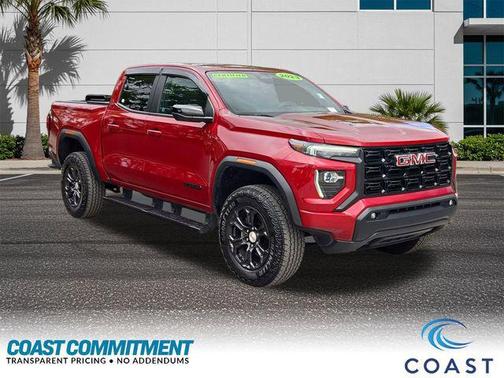 Volcanic Red Tintcoat 2023 GMC Canyon Elevation