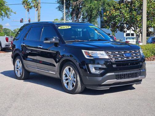 SHADOW BLACK 2017 Ford Explorer Limited