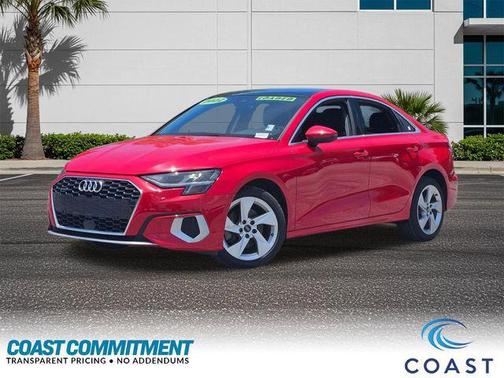 Tango Red Metallic 2022 Audi A3 Premium
