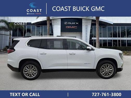 Summit White 2026 GMC Acadia Denali
