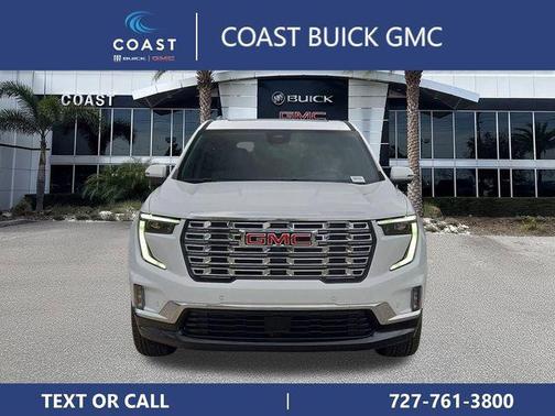 Summit White 2026 GMC Acadia Denali