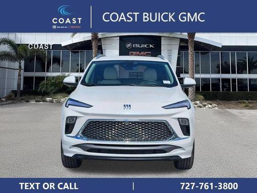 White Frost Tricoat 2026 Buick Encore GX Avenir