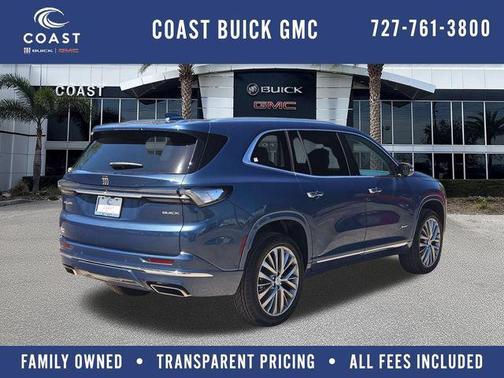 ocean blue metallic 2026 Buick Enclave Avenir FWD