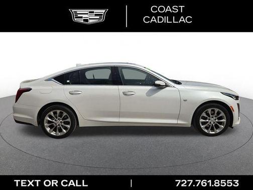 Crystal White Tricoat 2021 Cadillac CT5 Premium Luxury RWD