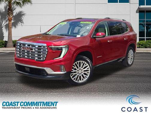 Volcanic Red Tintcoat 2024 GMC Acadia Denali