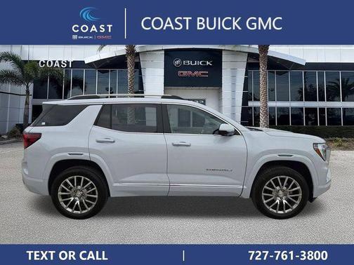 Glacier White Tricoat 2026 GMC Terrain Denali
