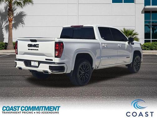 Summit White 2025 GMC Sierra 1500 Elevation