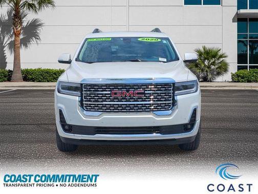 White Frost Tricoat 2020 GMC Acadia Denali