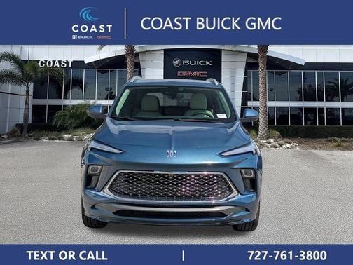 Ocean Blue Metallic 2026 Buick Encore GX Avenir