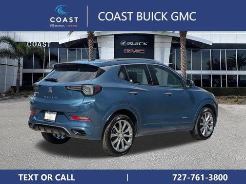 Ocean Blue Metallic 2026 Buick Encore GX Avenir