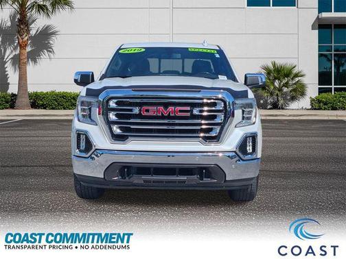 White Frost Tricoat 2019 GMC Sierra 1500 SLT