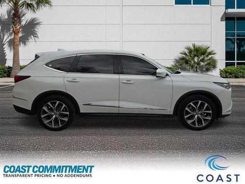 Platinum White Pearl 2022 Acura MDX Technology Package