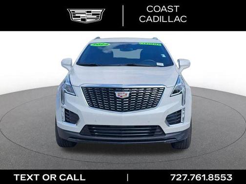 Crystal White Tricoat 2024 Cadillac XT5 Luxury