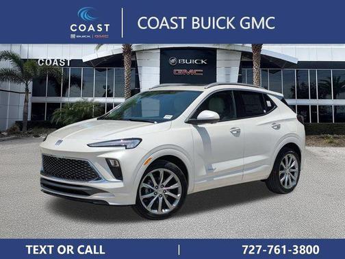 White Frost Tricoat 2026 Buick Encore GX Avenir