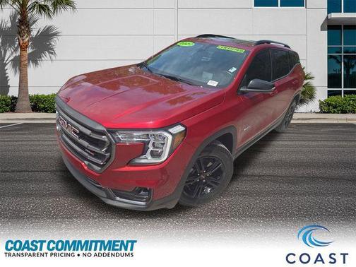Cayenne Red Tintcoat 2022 GMC Terrain AWD AT4