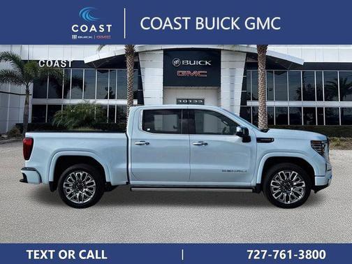 Glacier White Tricoat 2026 GMC Sierra 1500 Denali Ultimate