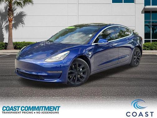 Deep Blue Metallic 2019 Tesla Model 3 Long Range