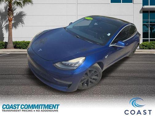 Deep Blue Metallic 2019 Tesla Model 3 Long Range
