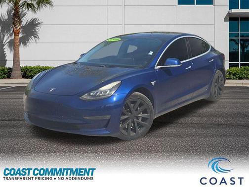 Deep Blue Metallic 2019 Tesla Model 3 Long Range