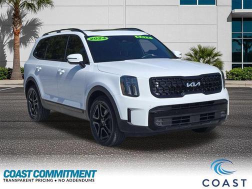 Glacial White Pearl 2024 Kia Telluride SX X-Line