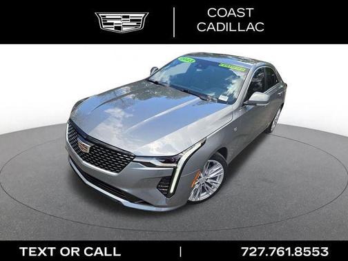 Argent Silver Metallic 2023 Cadillac CT4 Premium Luxury