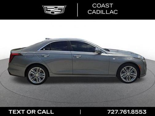 Argent Silver Metallic 2023 Cadillac CT4 Premium Luxury