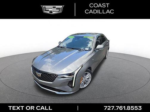 Argent Silver Metallic 2023 Cadillac CT4 Premium Luxury