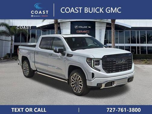 Glacier White Tricoat 2026 GMC Sierra 1500 Denali Ultimate