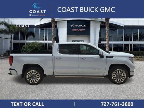Glacier White Tricoat 2026 GMC Sierra 1500 Denali Ultimate