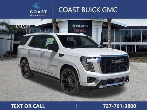 Glacier White Tricoat 2026 GMC Yukon Denali