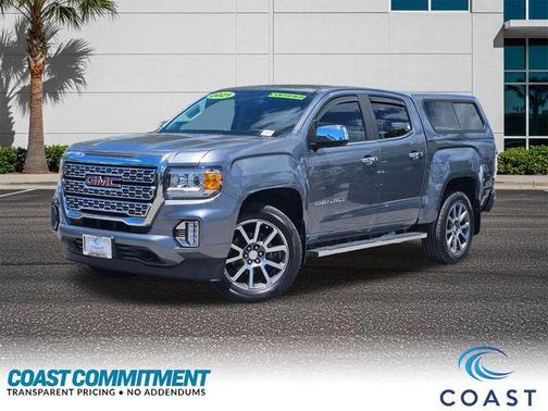 Satin Steel Metallic 2021 GMC Canyon Denali