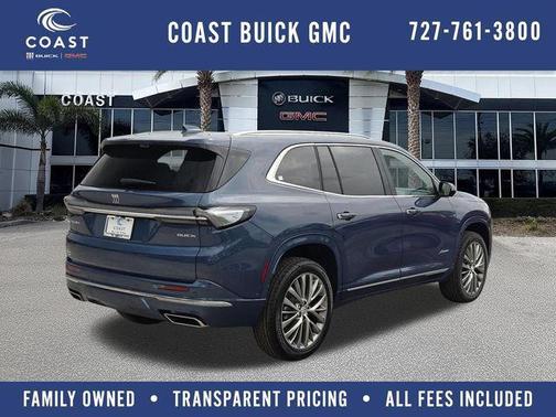 ocean blue metallic 2026 Buick Enclave Avenir FWD