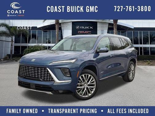 ocean blue metallic 2026 Buick Enclave Avenir FWD