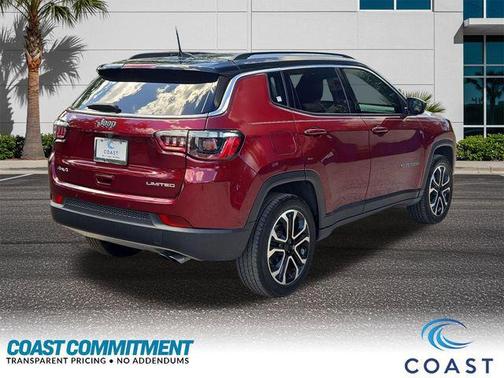 Velvet Red Pearlcoat 2022 Jeep Compass Limited